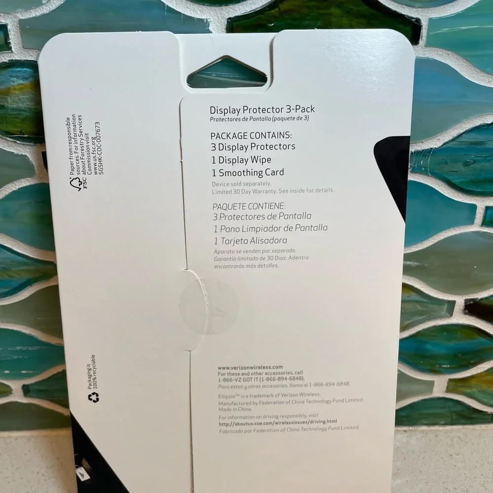 Verizon Ellipsis 7 Tablet Screen Display Protector Anti Scratch 3 Pack New